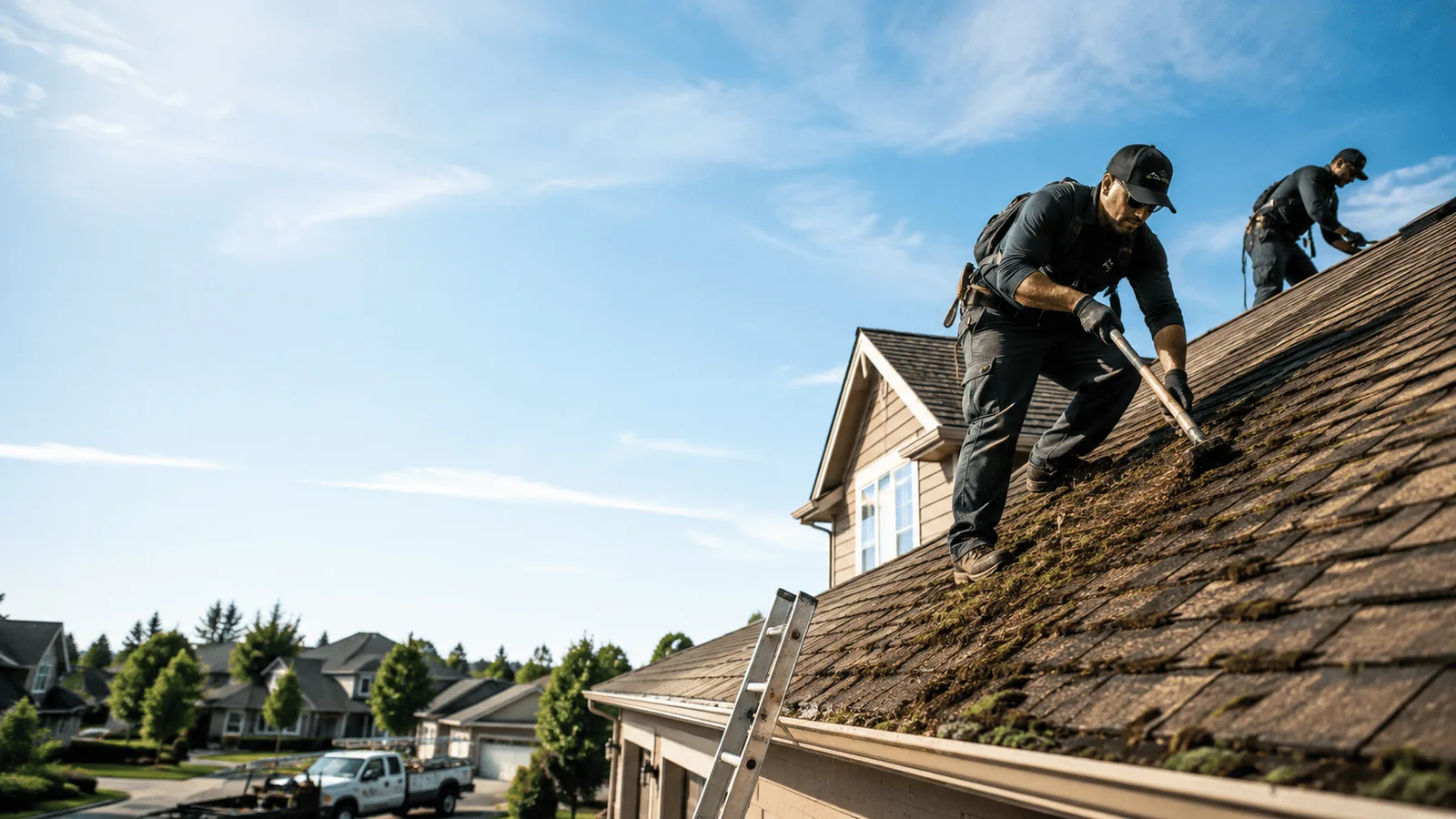 Roof Moss Removal in Ganado, TX near me